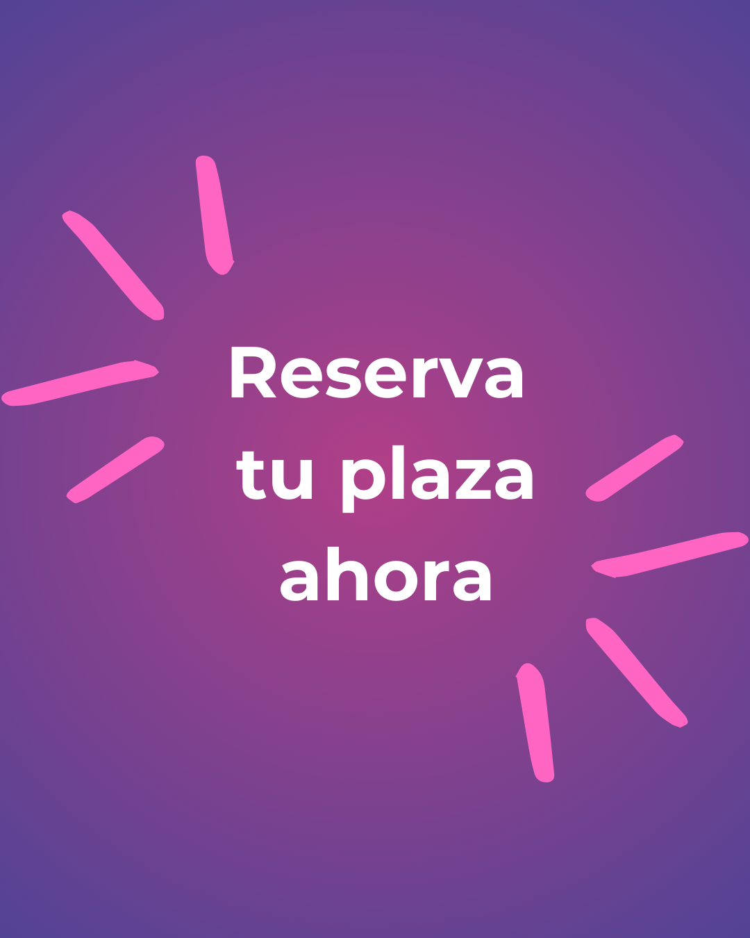 RESERVA DE PLAZA PLENA Y FELIZ CON + 50